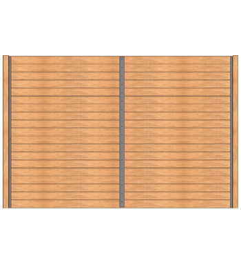 Welded Horse Stall Solid Partition